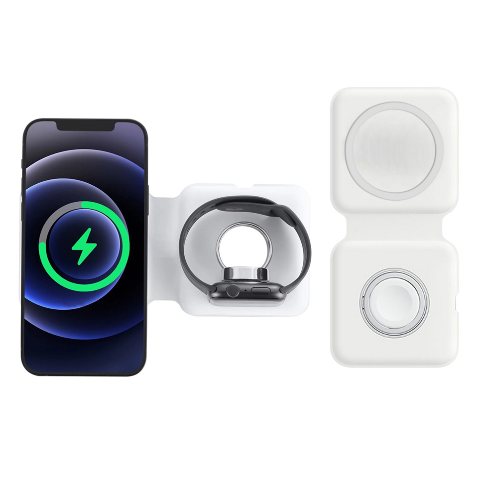 Smartwatch X - 2in1 Magsafe Duo magnético carregador sem