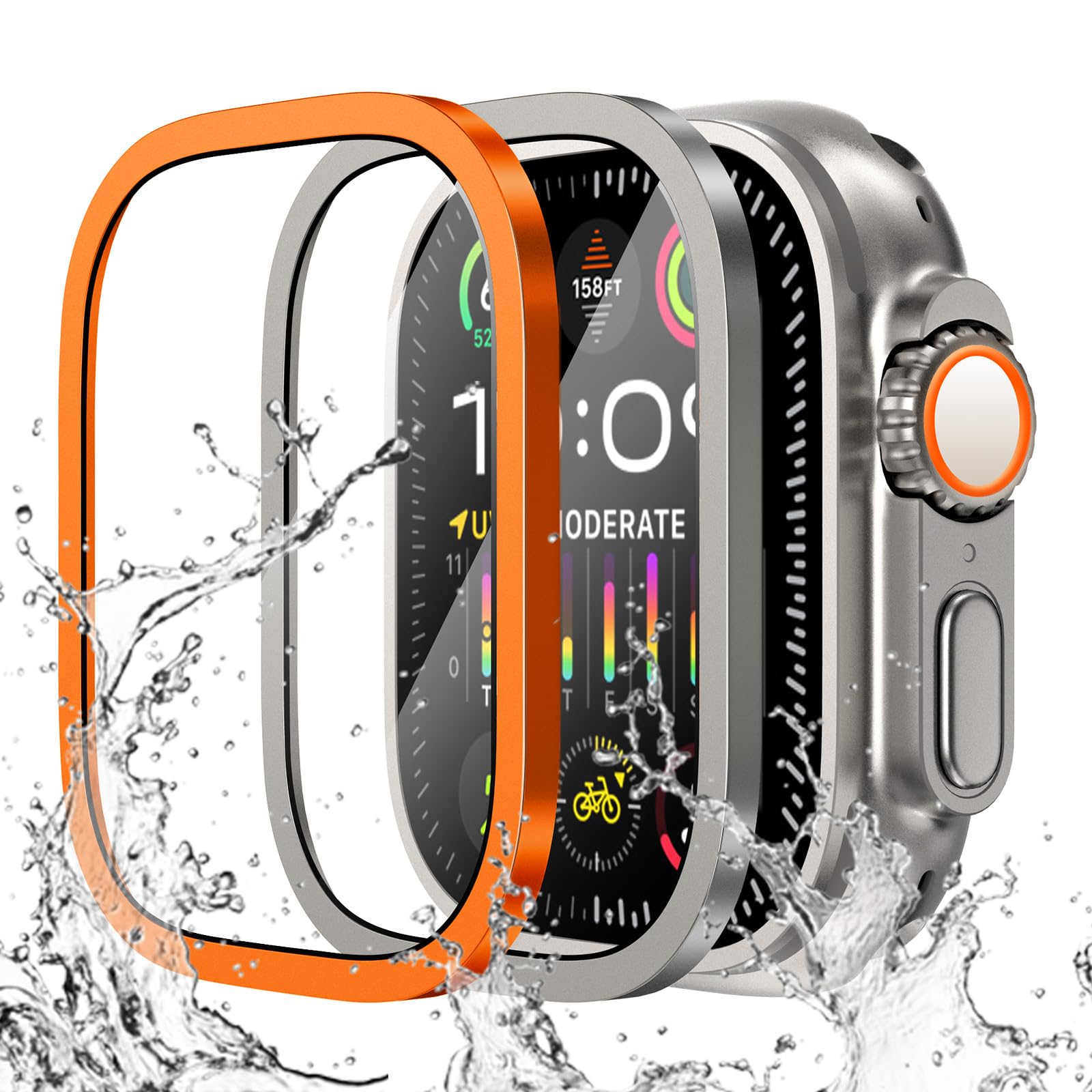 Smartwatch Case - Vidro temperado para apple watch ultra