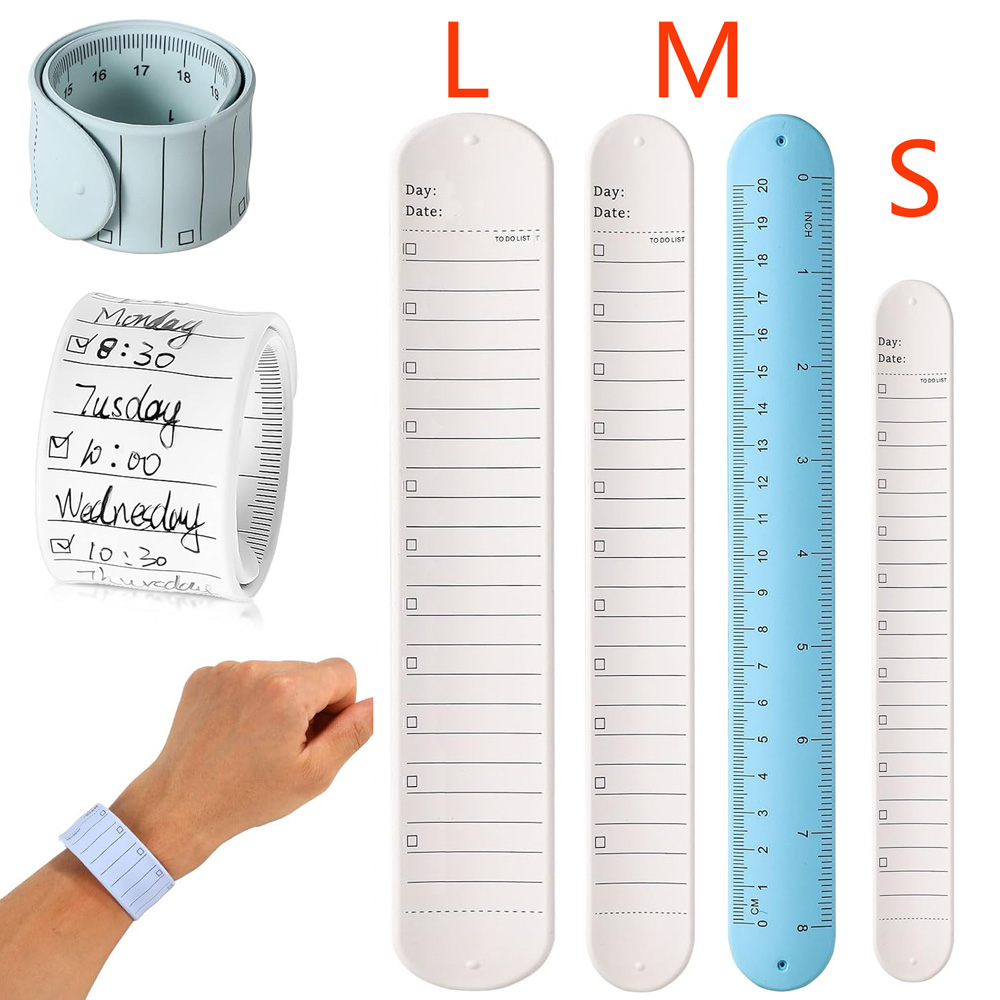 Silicone Band Replacement - Pulseira de Silicone Reutilizável para Anotações