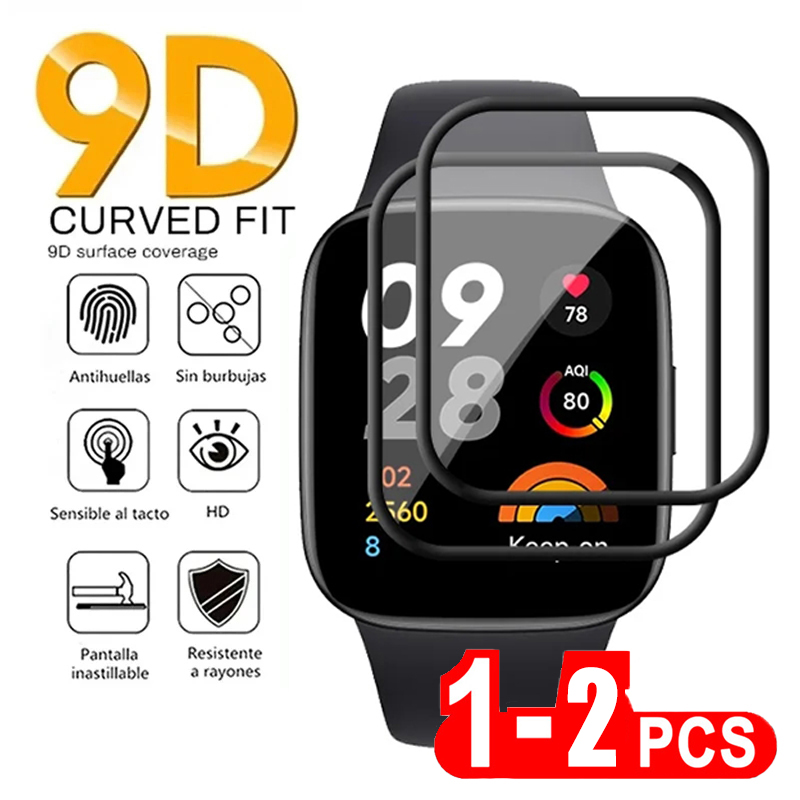 Smart Watch Accessories - 2 pçs vidro temperado para redmi