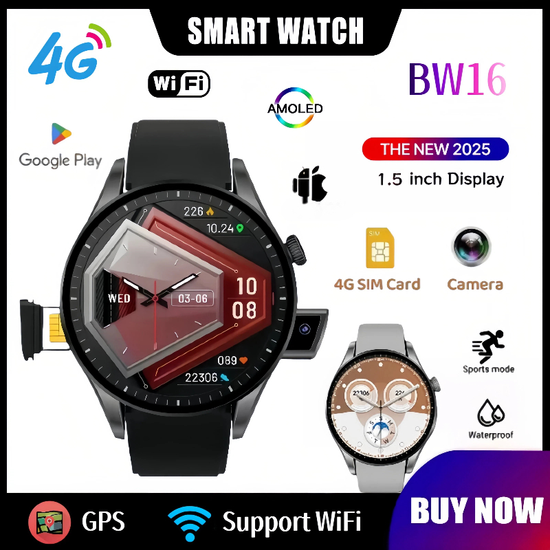 Smartwatch Nexus - Novo smartwatch 4G BW16: WiFi |