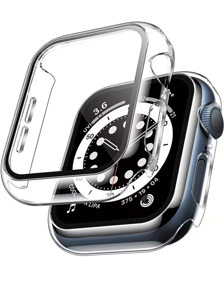 Smartwatch Case - 2 pçs caso de vidro temperado