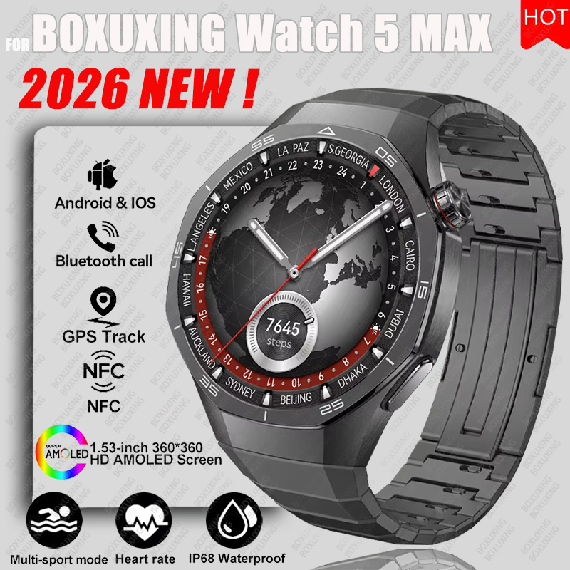 Smartwatch Nexus - 2026 novo boxuxing relógio 5 max