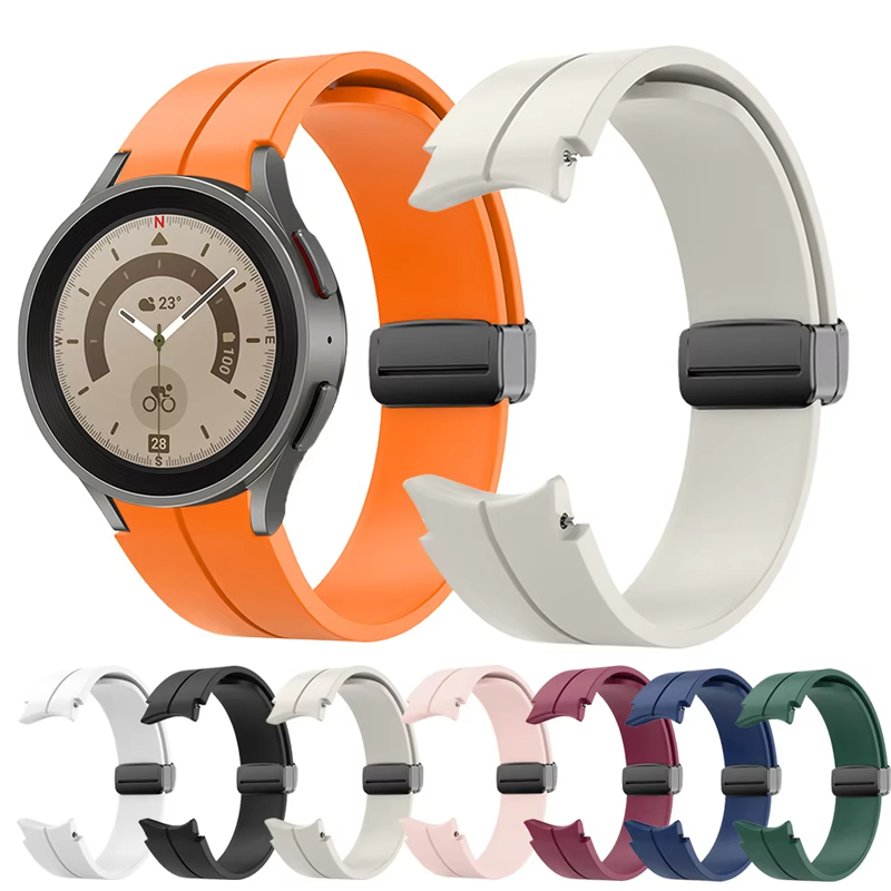 Smartwatch Straps & Accessories - Pulseira de silicone sem lacuna para