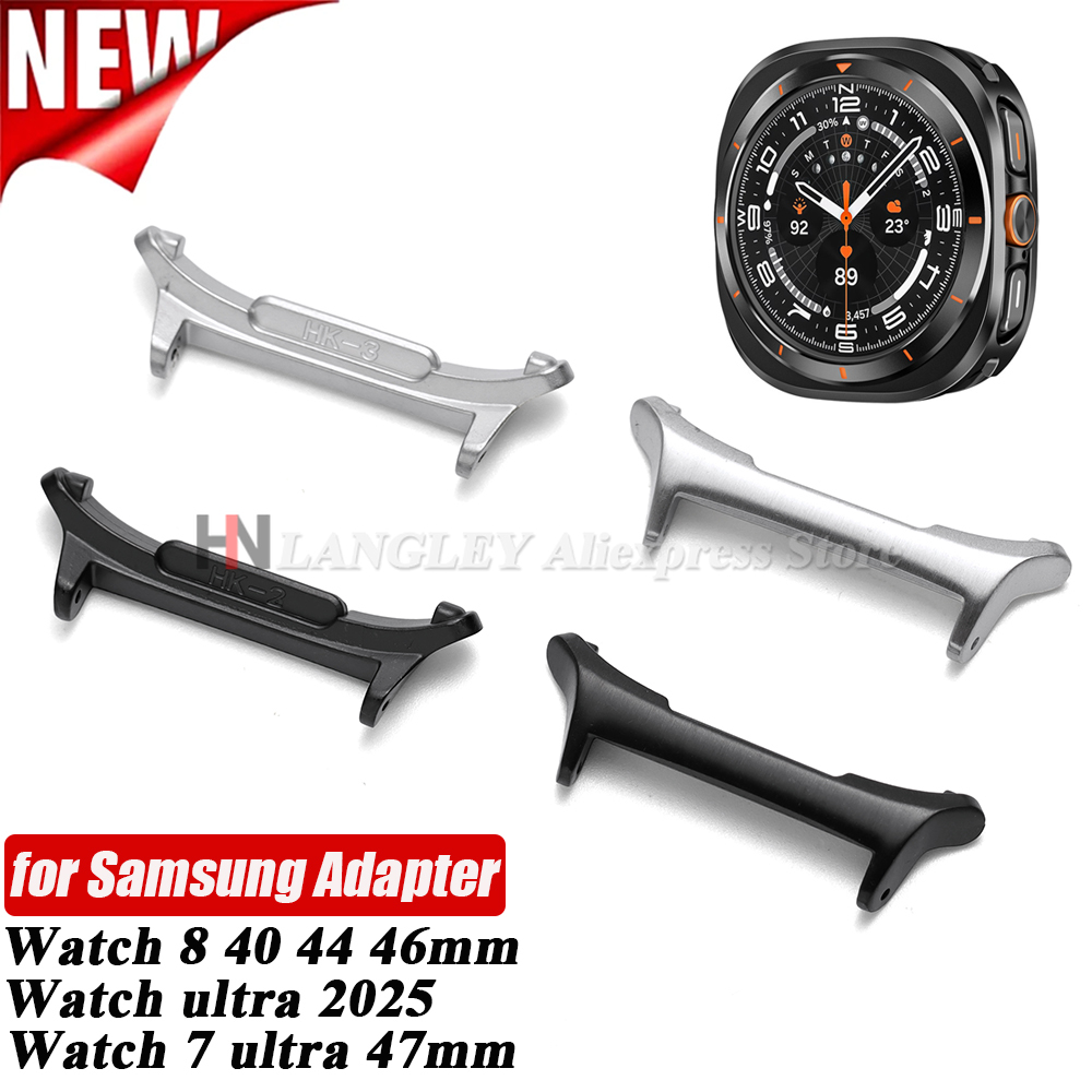 1 par adaptador para samsung g - Watch Band Connector avaliação e preço