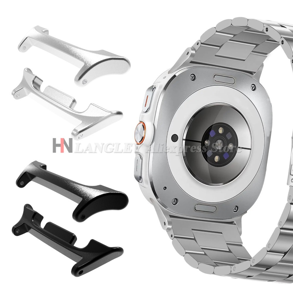 1 par adaptador para samsung g - Watch Band Connector avaliação e preço