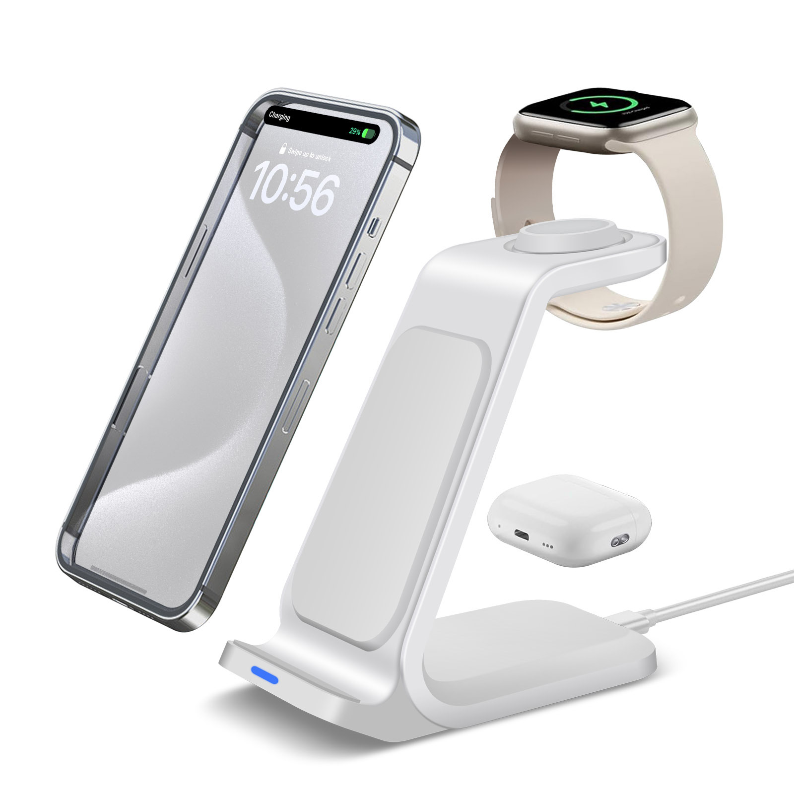 Estação de carregamento 3 em 1 - Smartwatch X avaliação e preço