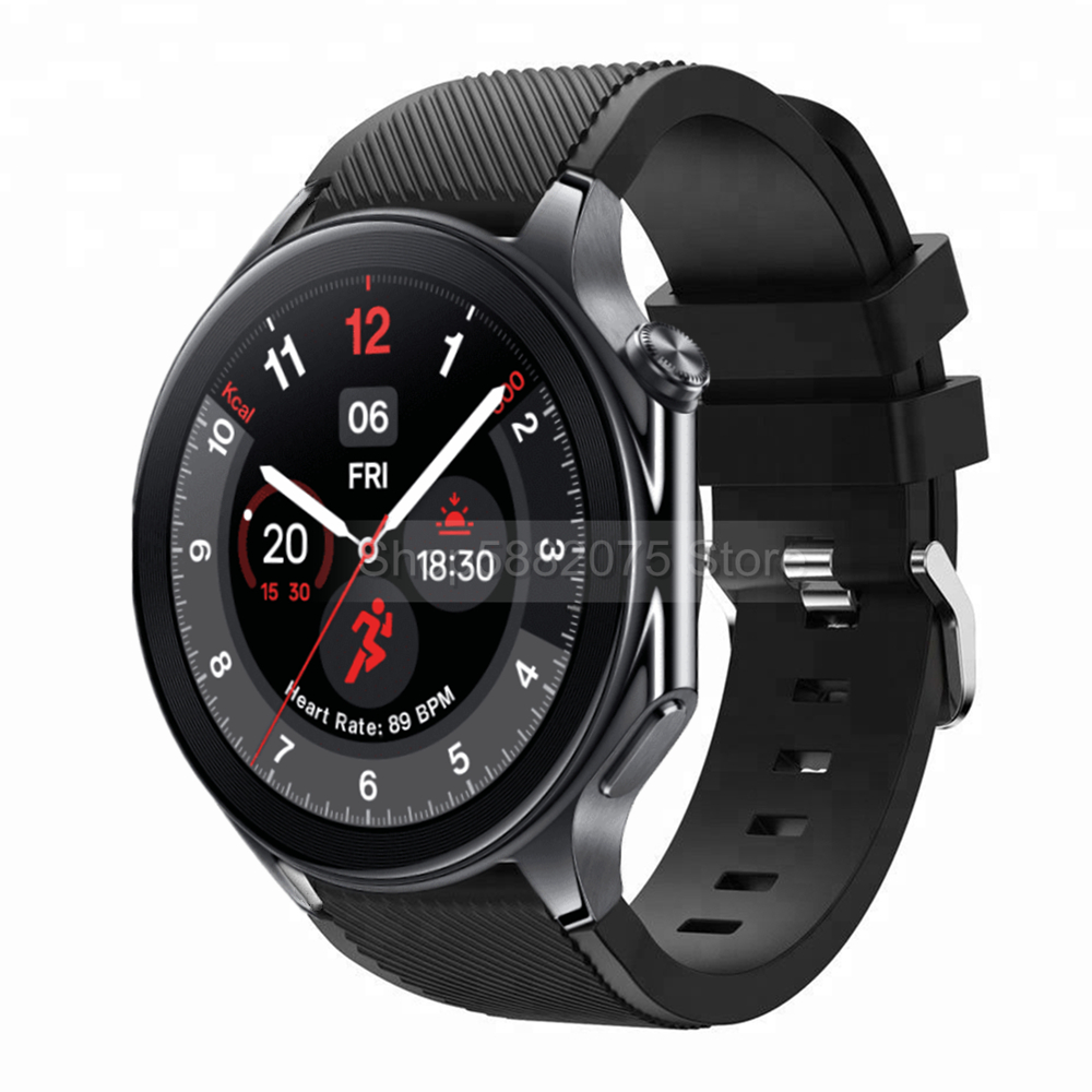 Pulseira de silicone de 22mm p - Smartwatch X avaliação e preço