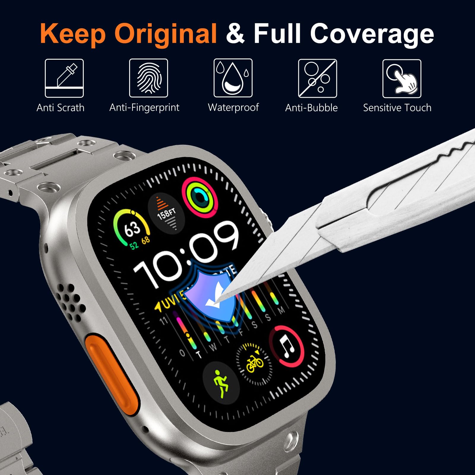 Vidro temperado para apple wat - Smartwatch Case avaliação e preço