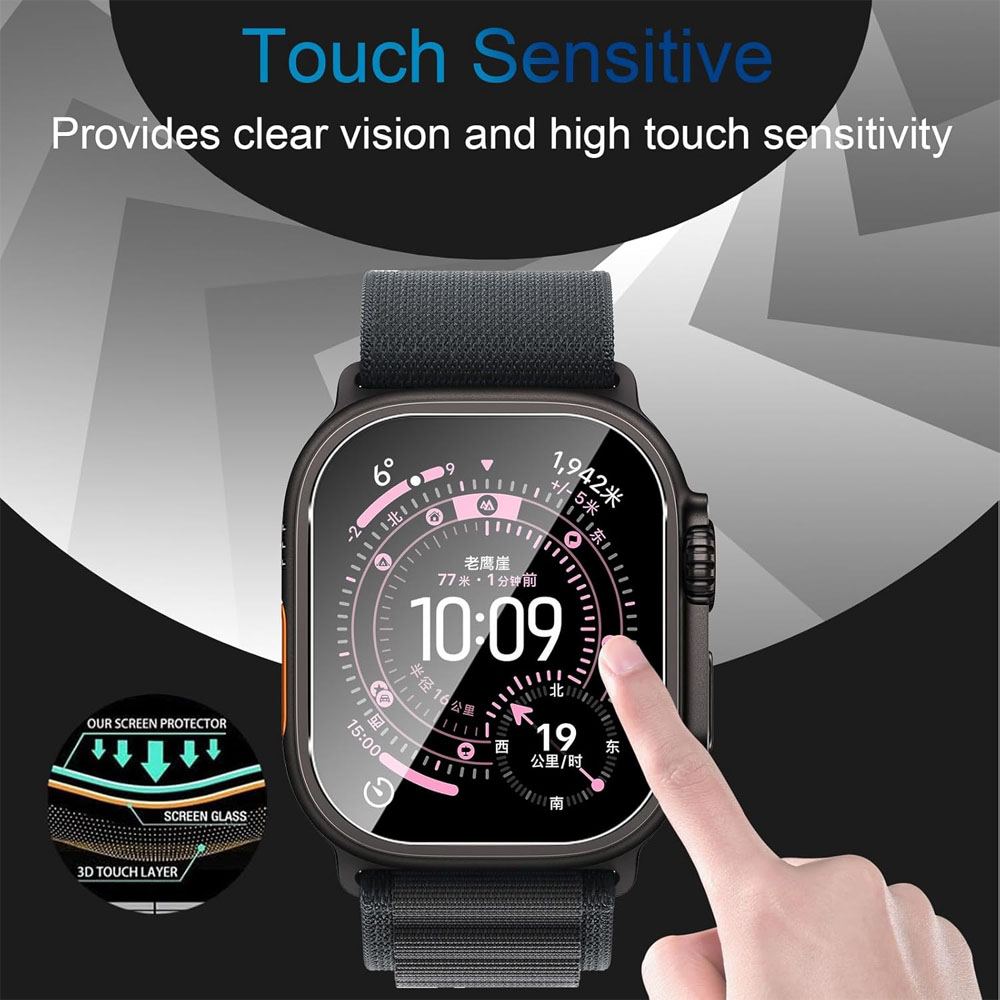 Vidro temperado para apple wat - Smartwatch Case avaliação e preço