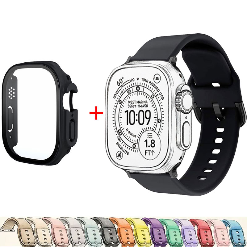 Pulseira de Silicone + Capa pa - Watch Band Connector avaliação e preço