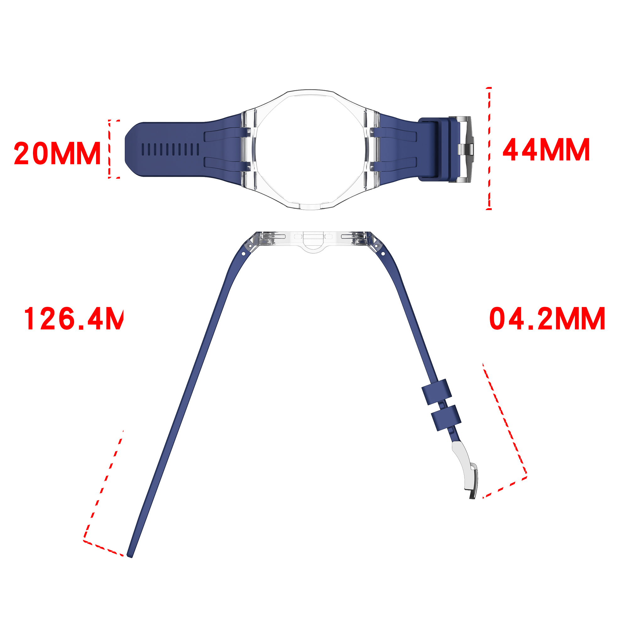 Pulseira de silicone colorida  - Smartwatch X avaliação e preço