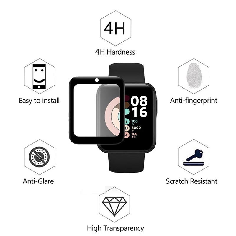 2 pçs vidro temperado para red - Smart Watch Accessories avaliação e preço