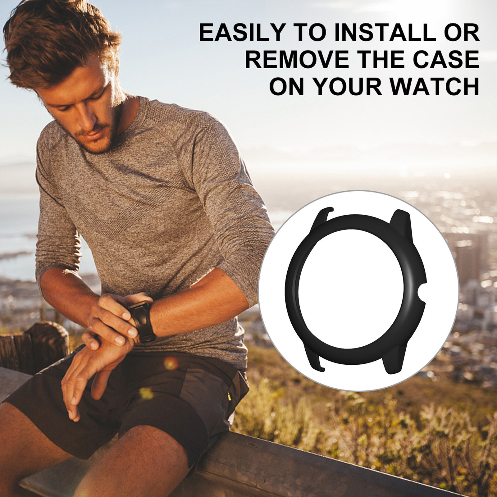1 Peça de Capa Protetora Leve  - Smartwatch Case avaliação e preço