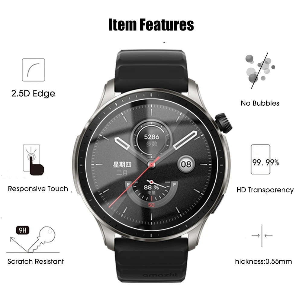 Vidro temperado para protetor  - Motorola Smartwatch Accessories avaliação e preço