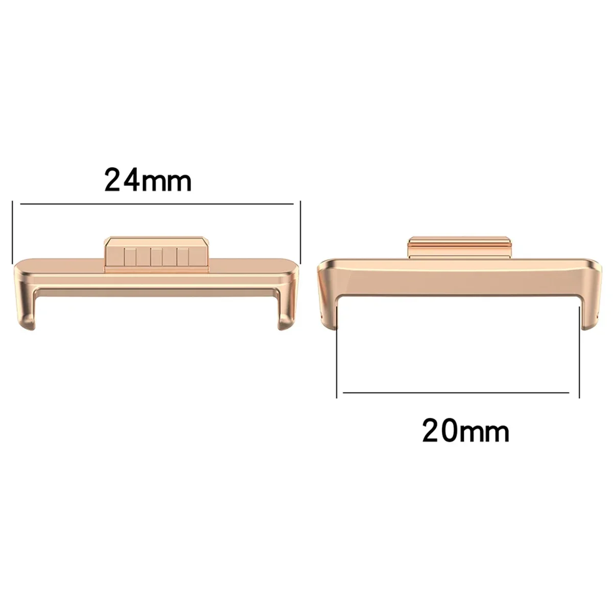 Adaptador de 20mm 22mm 1 Par p - Watch Band Connector avaliação e preço