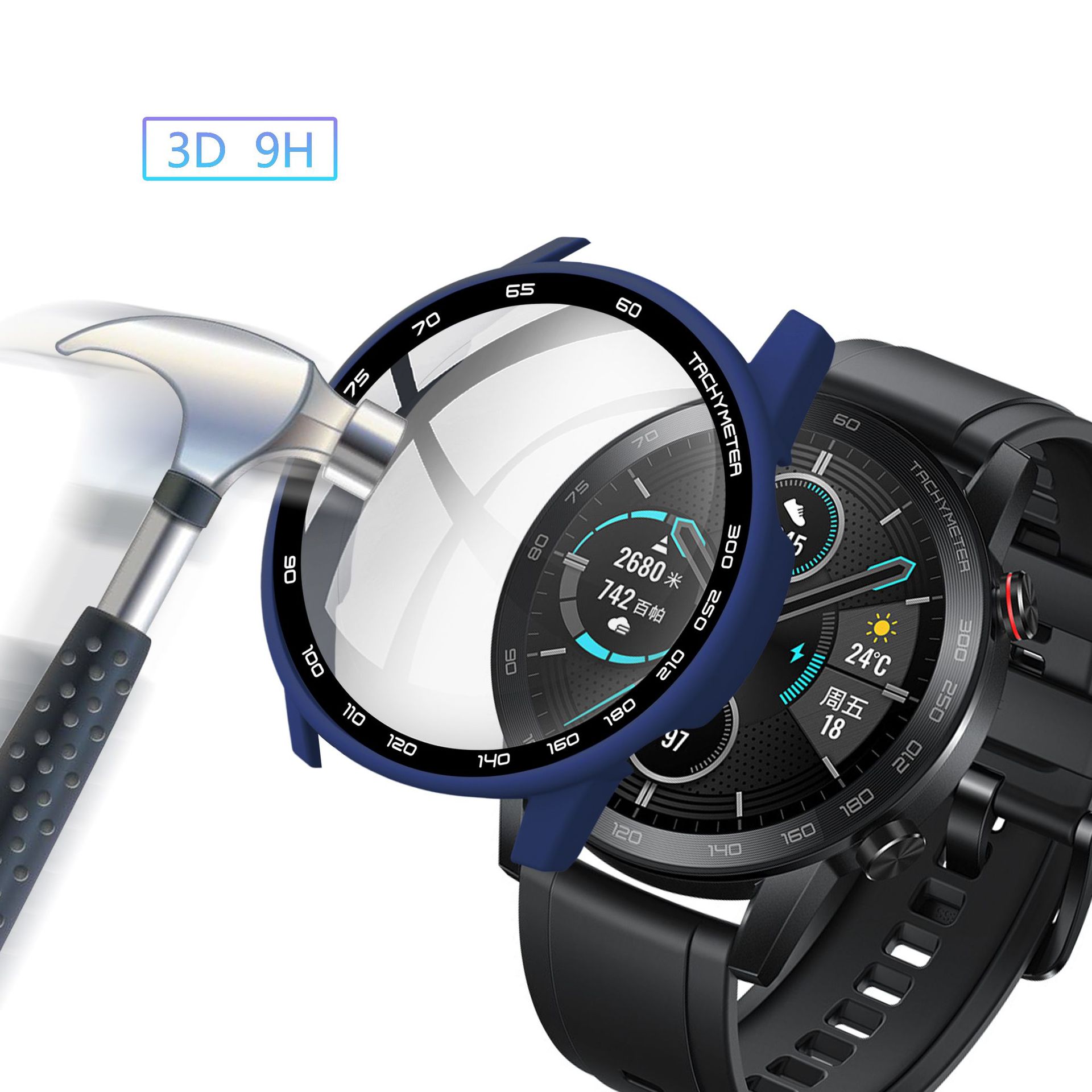Capa protetora de tela de vidr - Motorola Smartwatch Accessories avaliação e preço