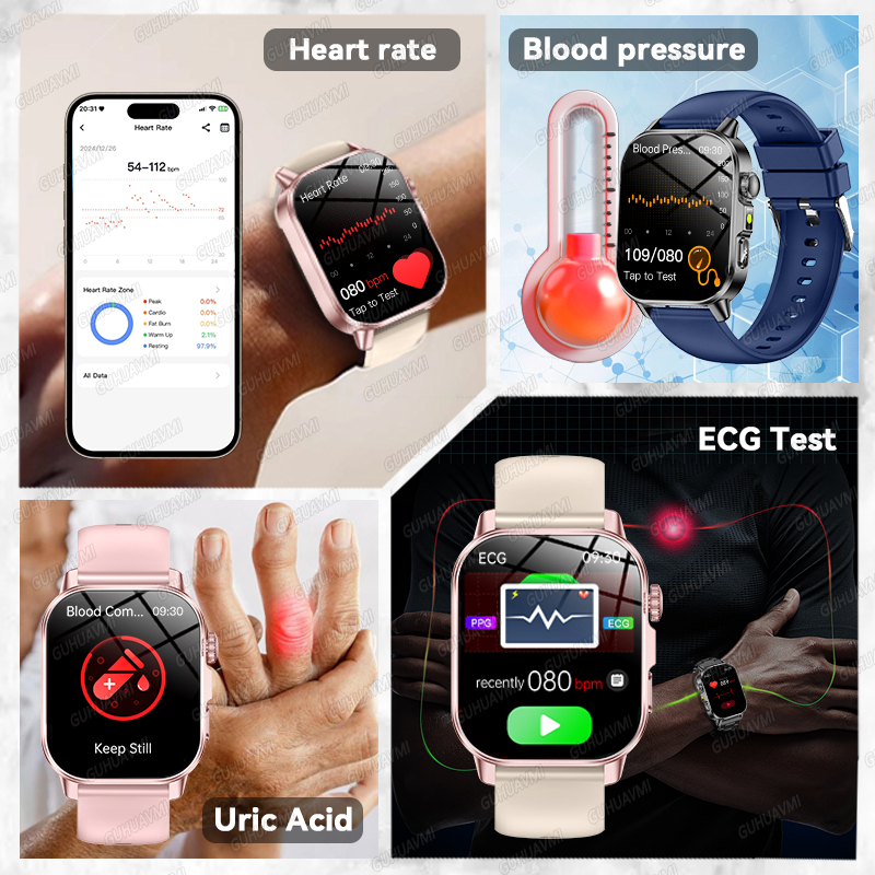 GUHUAVMI 2026 Novo Smartwatch  - Android Smartwatch Accessories avaliação e preço