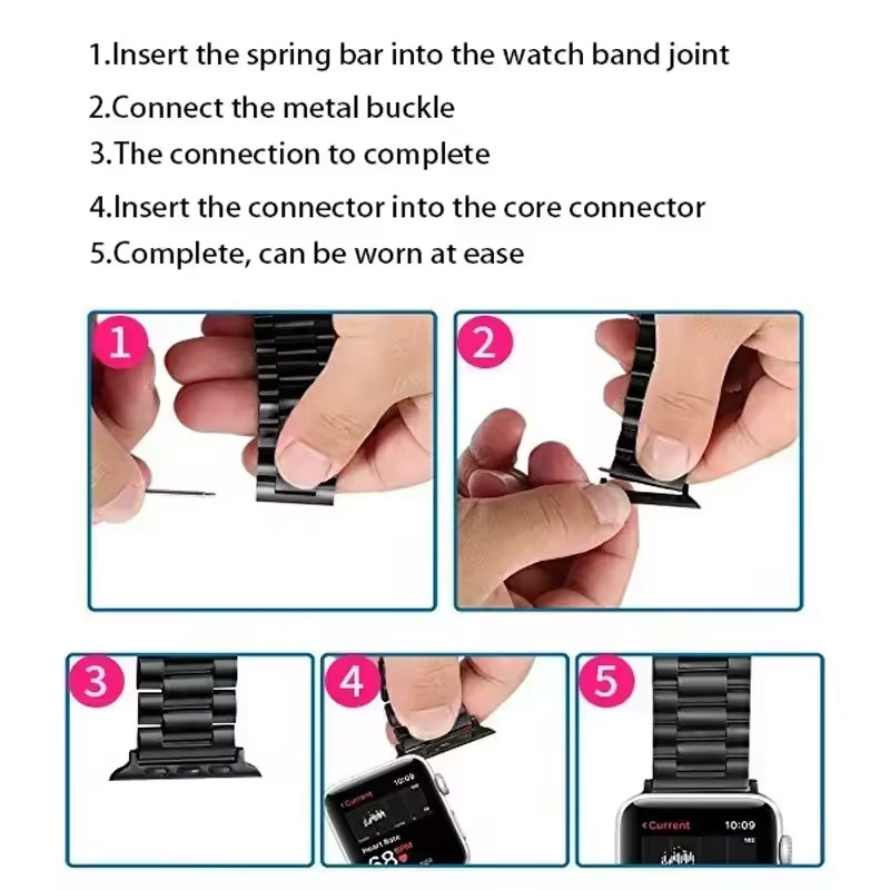 Conector de pulseira para appl - Watch Band Connector avaliação e preço