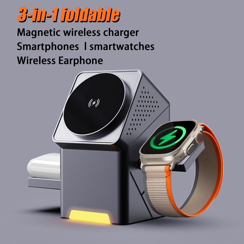 Carregador Sem Fio Magnético 3 - Wireless Charger Watch avaliação e preço