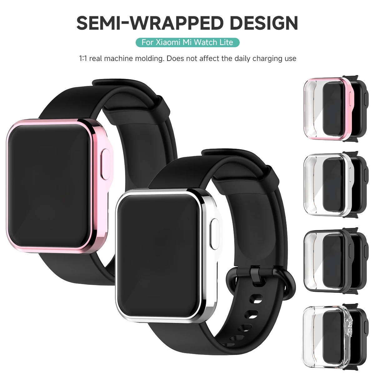 Capa para xiaomi mi watch lite - Xiaomi Smartwatch Accessories avaliação e preço