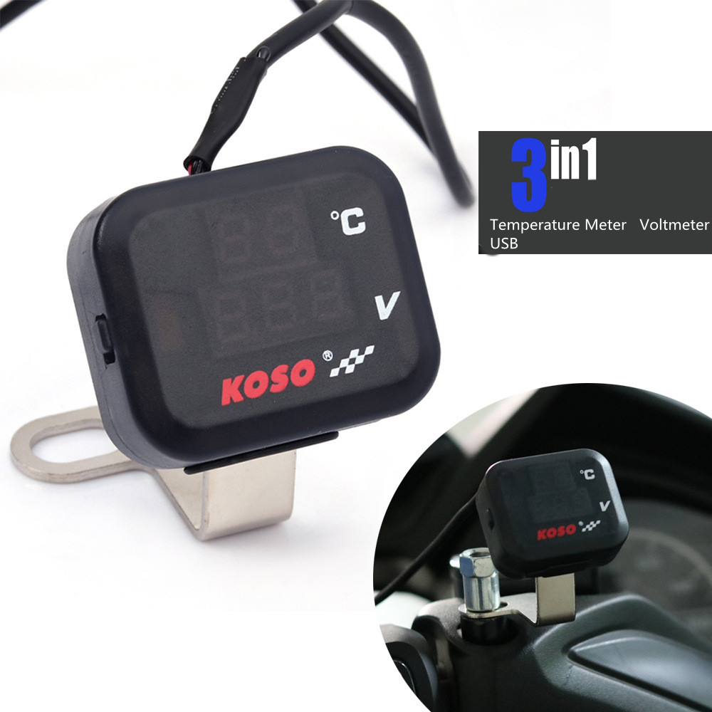 3 em 1 universal KOSO motocicl - Smartwatch Universal avaliação e preço