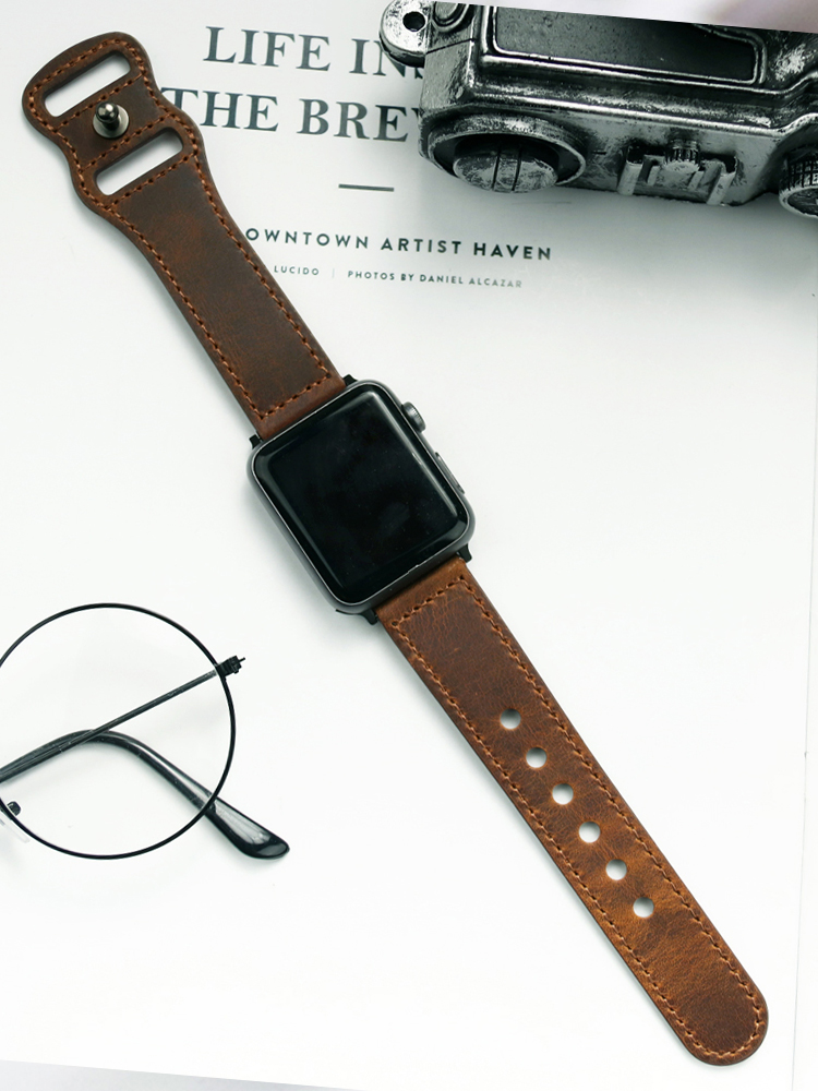 Correia de couro genuíno Corre - Smartwatch Accessories Shop avaliação e preço